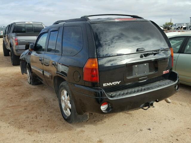 1GKDT13S452297026 - 2005 GMC ENVOY BLACK photo 3