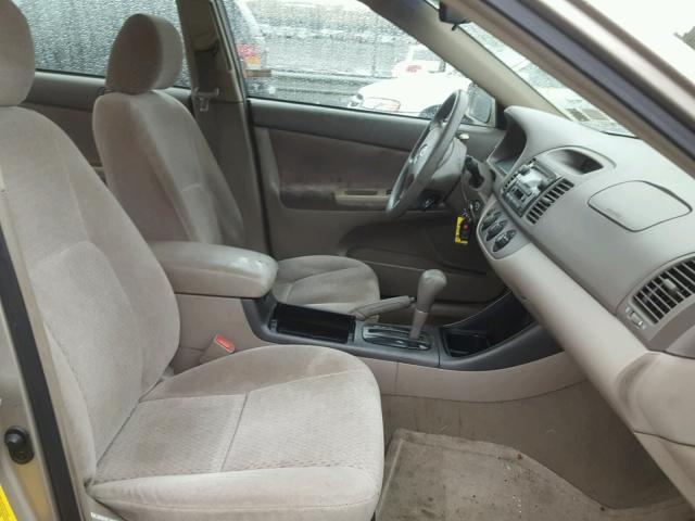 4T1BE30K33U766701 - 2003 TOYOTA CAMRY LE ოქროსფერი ფოტო 5