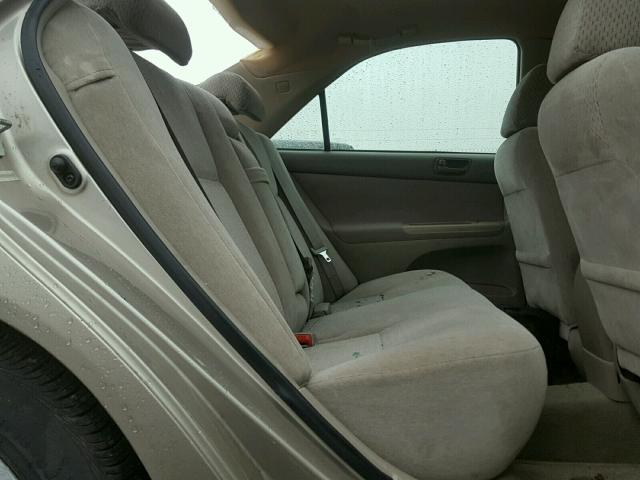 4T1BE30K33U766701 - 2003 TOYOTA CAMRY LE ოქროსფერი ფოტო 6