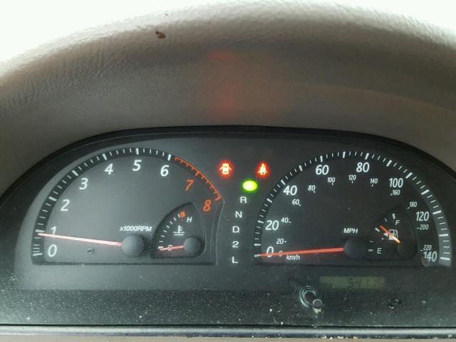 4T1BE30K33U766701 - 2003 TOYOTA CAMRY LE ოქროსფერი ფოტო 8