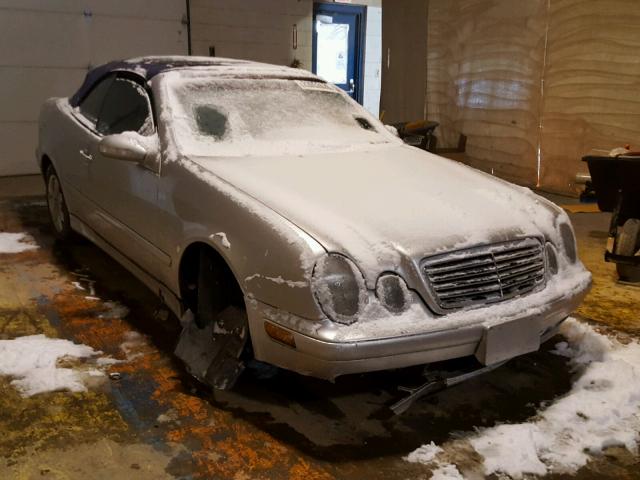 WDBLK65G92T129404 - 2002 MERCEDES-BENZ CLK 320 SILVER photo 1