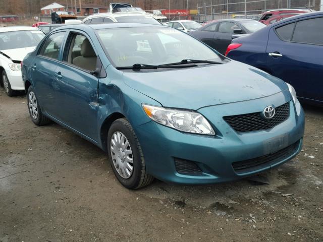 2T1BU4EE2AC517350 - 2010 TOYOTA COROLLA BA GREEN photo 1