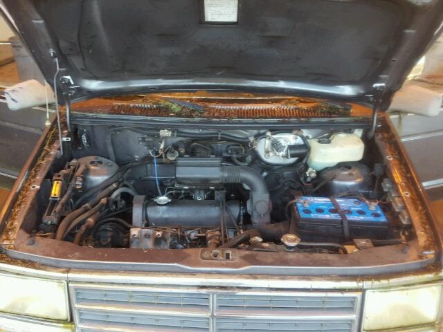 2B4FK45KXKR314234 - 1989 DODGE CARAVAN SE GRAY photo 7