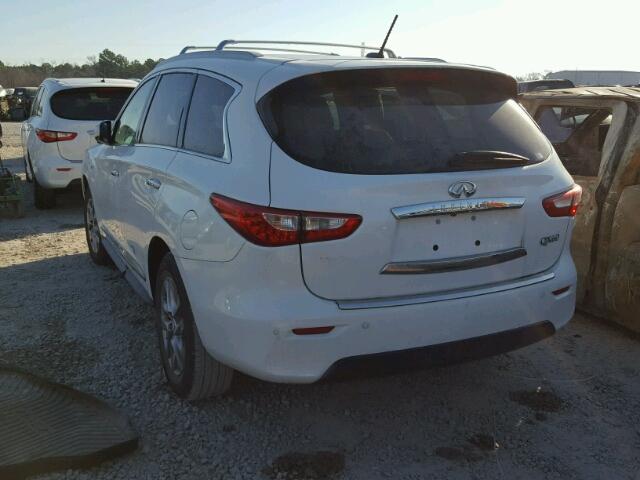 5N1AL0MN6EC531108 - 2014 INFINITI QX60 WHITE photo 3