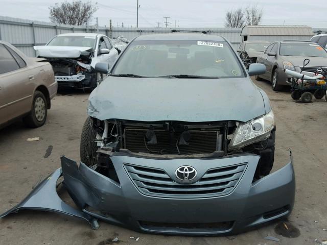 4T1BE46KX7U672642 - 2007 TOYOTA CAMRY NEW TEAL photo 9