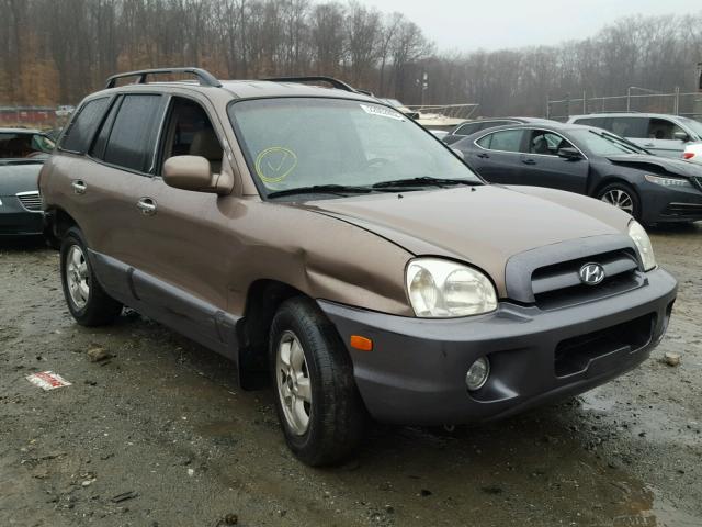 KM8SC13E16U041909 - 2006 HYUNDAI SANTA FE G BEIGE photo 1