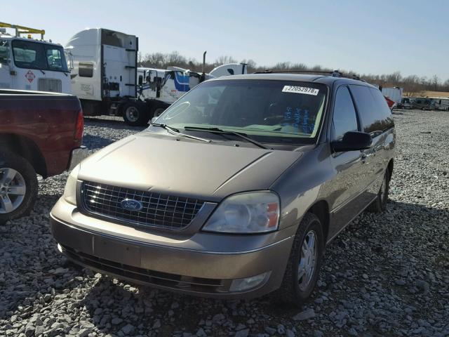 2FMZA52245BA77956 - 2005 FORD FREESTAR S TAN photo 2