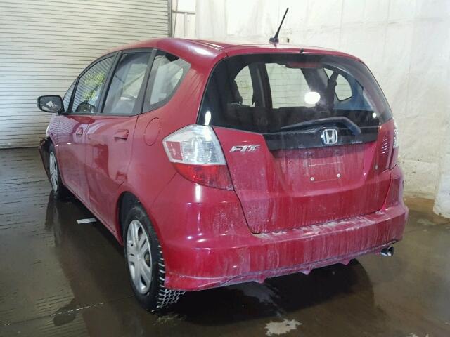 JHMGE88209C006296 - 2009 HONDA FIT RED photo 3