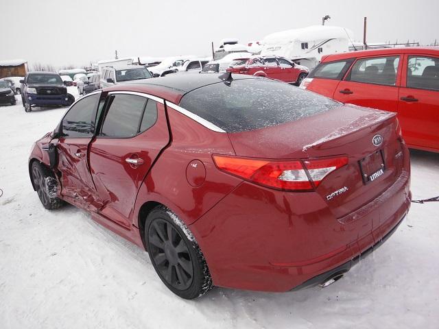 5XXGR4A62CG052229 - 2012 KIA OPTIMA SX RED photo 3