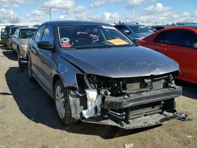 3VW1K7AJ6FM215917 - 2015 VOLKSWAGEN JETTA BASE ნაცრისფერი ფოტო 1