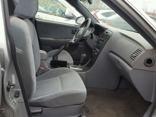 KNAGD126245333770 - 2004 KIA OPTIMA LX SILVER photo 5