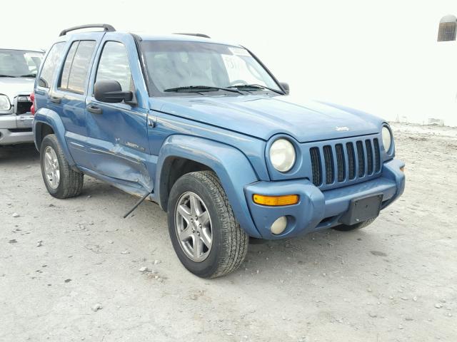 1J4GK58KX3W548224 - 2003 JEEP LIBERTY LI BLUE photo 1