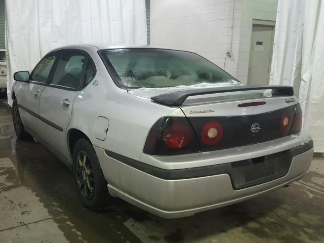 2G1WF52E949264837 - 2004 CHEVROLET IMPALA GRAY photo 3