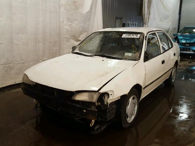 2T1BR12E5YC303273 - 2000 TOYOTA COROLLA VE WHITE photo 2