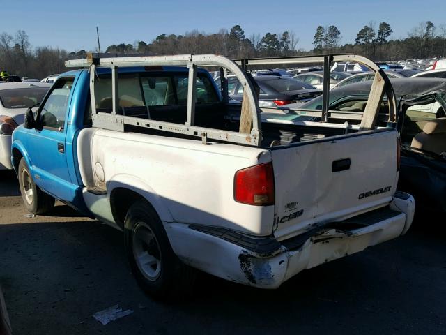 1GCCS1447R8164029 - 1994 CHEVROLET S TRUCK S1 BLUE photo 3