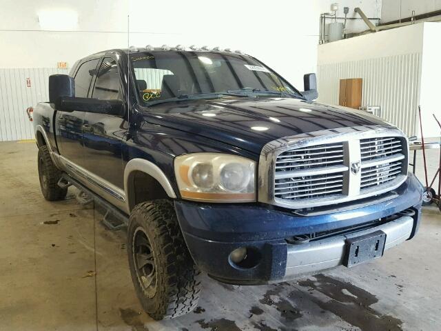 3D7KS29C06G165911 - 2006 DODGE RAM 2500 BLUE photo 1