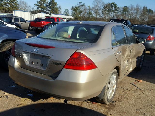 1HGCM66567A008049 - 2007 HONDA ACCORD EX TAN photo 4