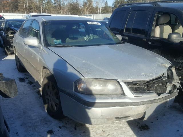 2G1WF55E819333735 - 2001 CHEVROLET IMPALA SILVER photo 1