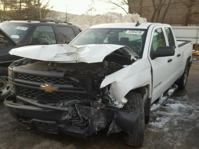 1GCVKPEHXFZ305730 - 2015 CHEVROLET SILVERADO WHITE photo 2