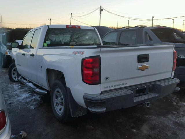 1GCVKPEHXFZ305730 - 2015 CHEVROLET SILVERADO WHITE photo 3