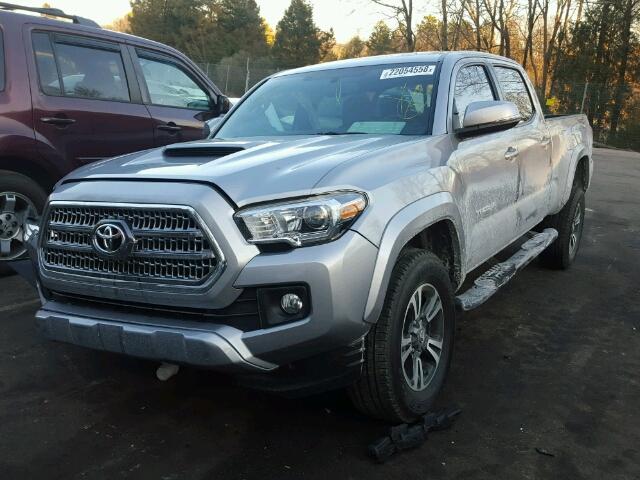 3TMBZ5DN3GM001197 - 2016 TOYOTA TACOMA DOU SILVER photo 2