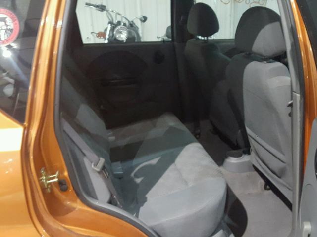 KL1TD62635B497022 - 2005 CHEVROLET AVEO BASE ნარინჯისფერი ფოტო 6