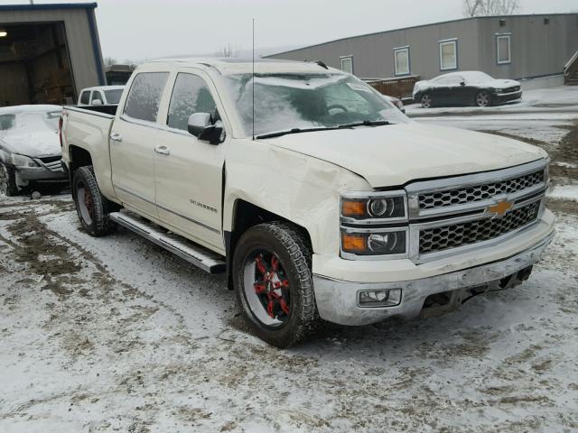 3GCUKSECXEG230934 - 2014 CHEVROLET SILVERADO WHITE photo 1