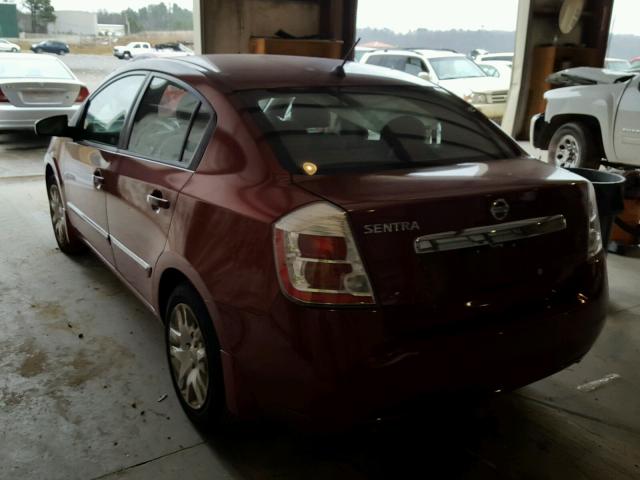 3N1AB6AP2AL674235 - 2010 NISSAN SENTRA 2.0 RED photo 3