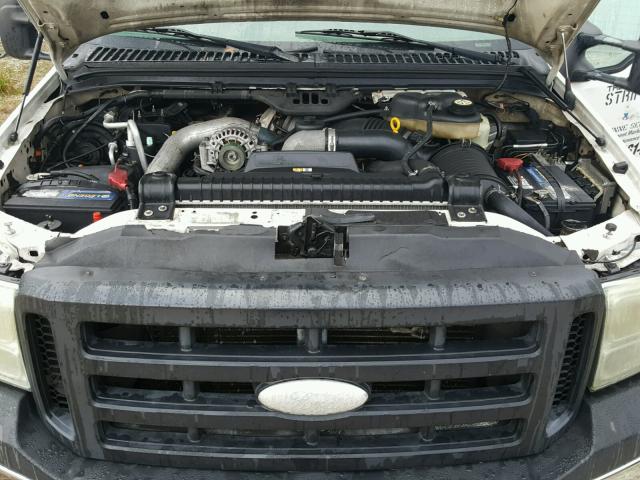 1FDXF46P16EC34471 - 2006 FORD F450 SUPER WHITE photo 7