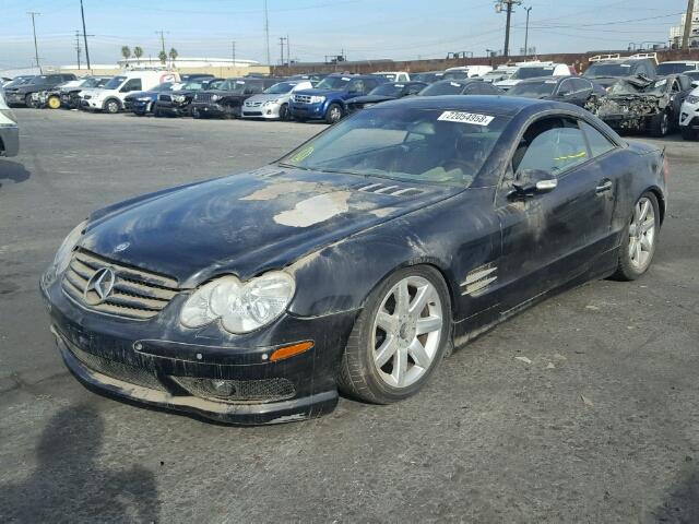 WDBSK75F83F033465 - 2003 MERCEDES-BENZ SL 500R BLACK photo 2