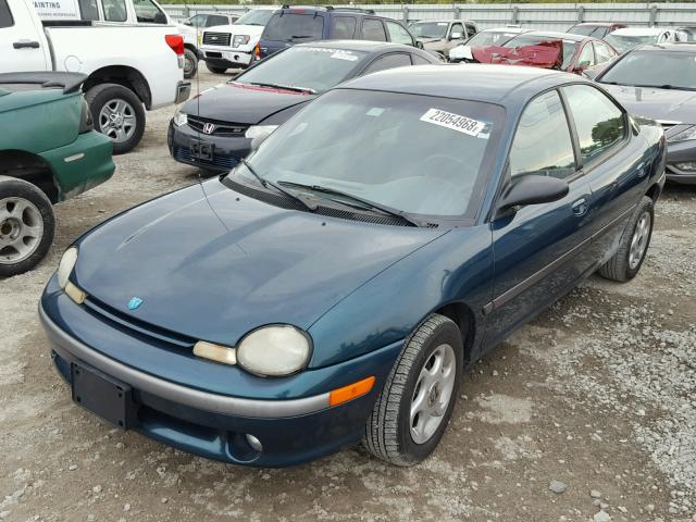 3B3ES67C1TT247510 - 1996 DODGE NEON SPORT GREEN photo 2