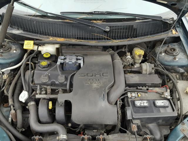 3B3ES67C1TT247510 - 1996 DODGE NEON SPORT GREEN photo 7