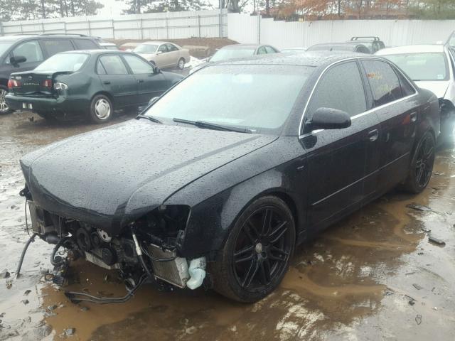 WAUDF78E77A137687 - 2007 AUDI A4 2.0T QU BLACK photo 2