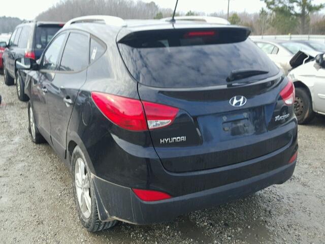 KM8JU3AC5BU175709 - 2011 HYUNDAI TUCSON GLS BLACK photo 3