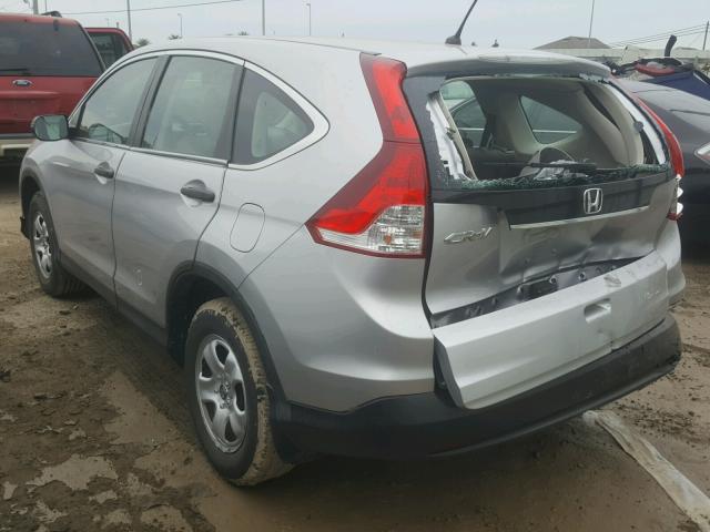 3CZRM3H33DG707021 - 2013 HONDA CR-V LX GRAY photo 3