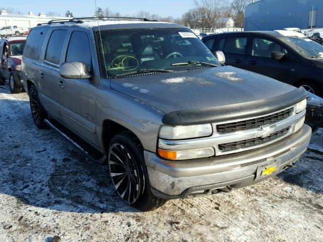 3GNFK16T61G103312 - 2001 CHEVROLET SUBURBAN K GRAY photo 1