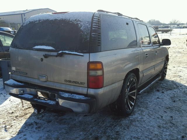 3GNFK16T61G103312 - 2001 CHEVROLET SUBURBAN K GRAY photo 4