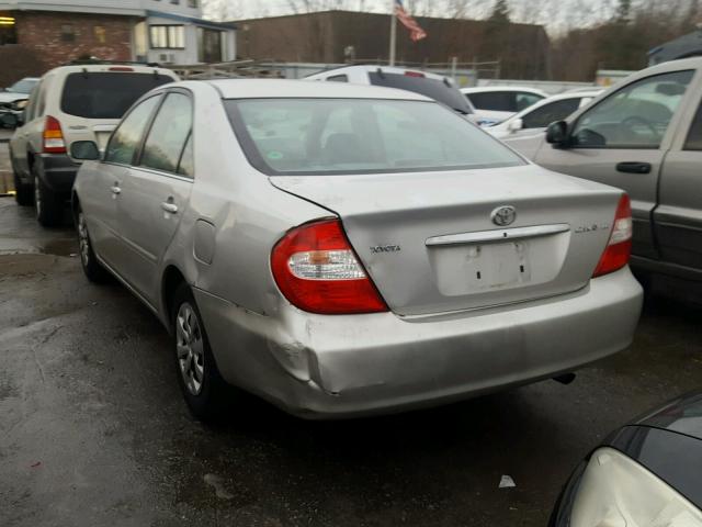 4T1BE32K04U867175 - 2004 TOYOTA CAMRY LE SILVER photo 3