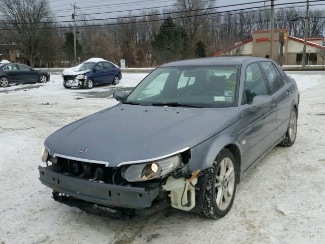 YS3EH49G573512702 - 2007 SAAB 9-5 AERO GRAY photo 2