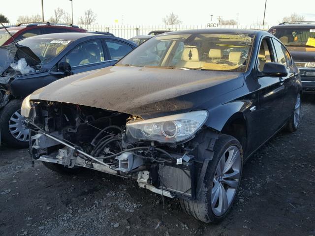 WBASN4C56AC208387 - 2010 BMW 550 GT BLACK photo 2