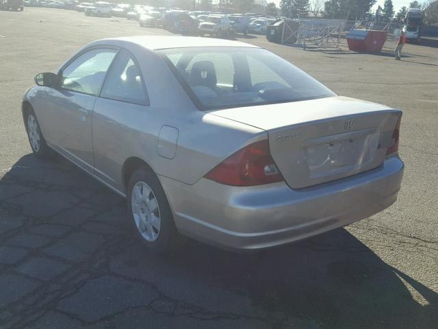 1HGEM22942L023933 - 2002 HONDA CIVIC EX TAN photo 3