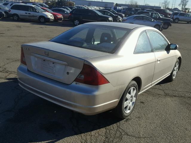 1HGEM22942L023933 - 2002 HONDA CIVIC EX TAN photo 4