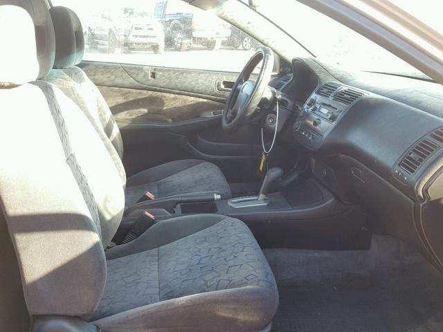 1HGEM22942L023933 - 2002 HONDA CIVIC EX TAN photo 5