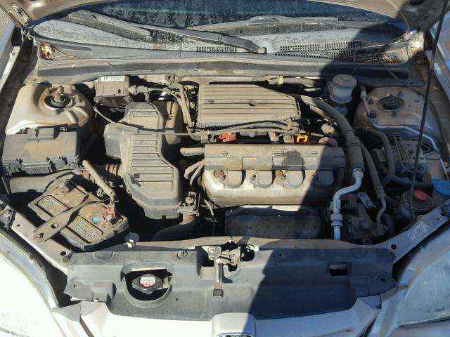 1HGEM22942L023933 - 2002 HONDA CIVIC EX TAN photo 7