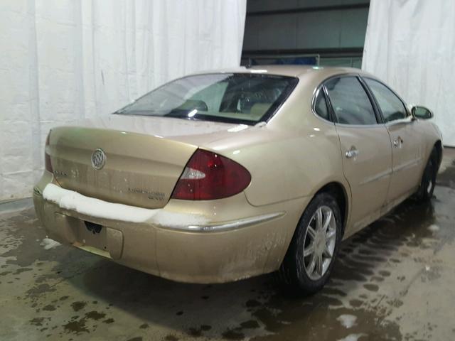 2G4WE567951261065 - 2005 BUICK LACROSSE C TAN photo 4