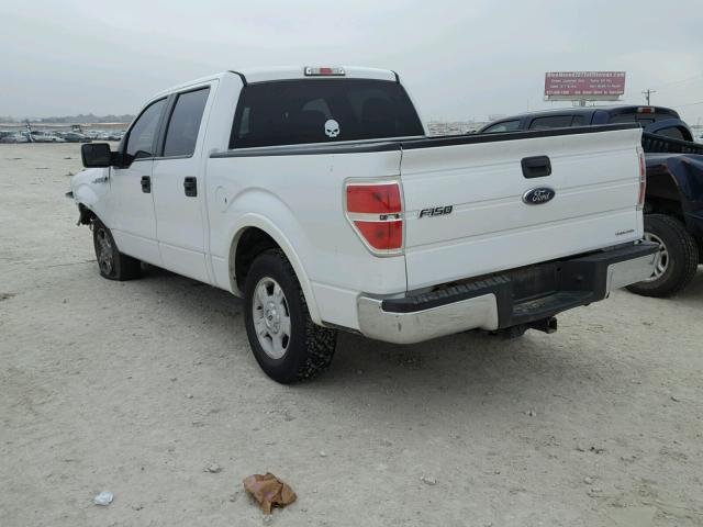 1FTEW1CM1EKE26039 - 2014 FORD F150 SUPER WHITE photo 3