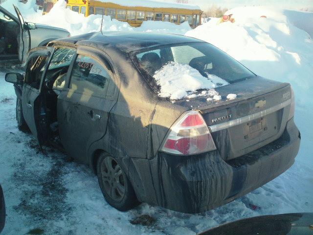 KL1TG56E59B606024 - 2009 CHEVROLET AVEO LT BLACK photo 3