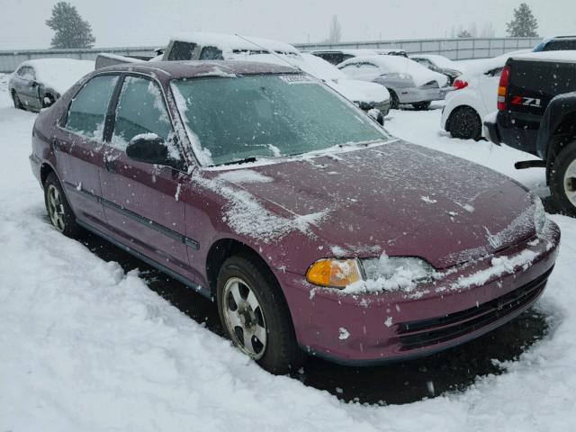 1HGEG8655RL041322 - 1994 HONDA CIVIC LX PURPLE photo 1