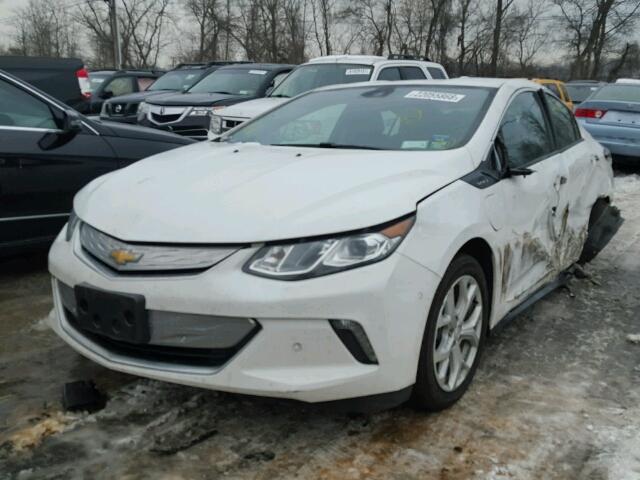 1G1RD6S57GU134278 - 2016 CHEVROLET VOLT LTZ WHITE photo 2