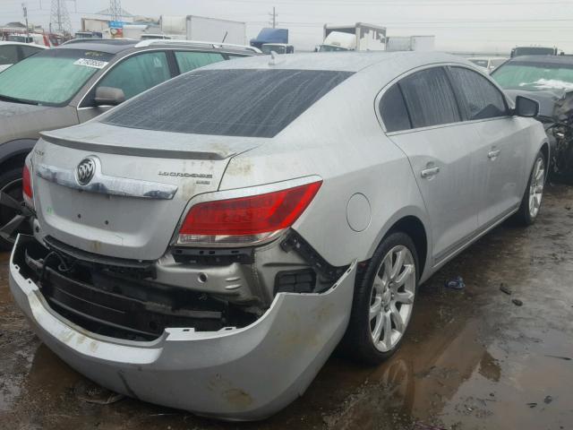 1G4GE5GV5AF149755 - 2010 BUICK LACROSSE C SILVER photo 4